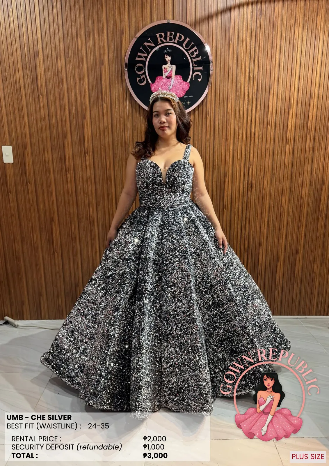 Ball Gowns: Silver / Gray 268